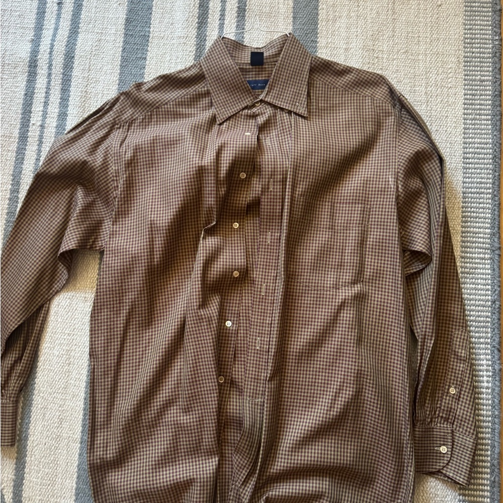 L Oakmont Country Club Jeff Rose Men's  Checkered Shirt